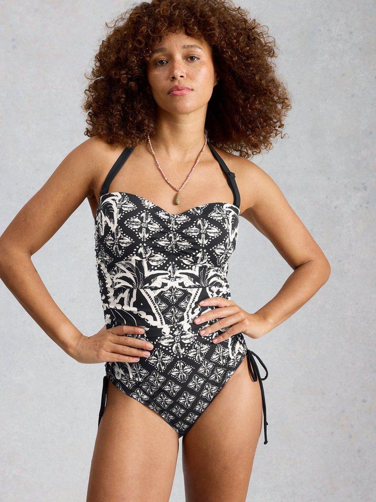 Tina Strapless Swimsuit in BLK PR - LIFESTYLE