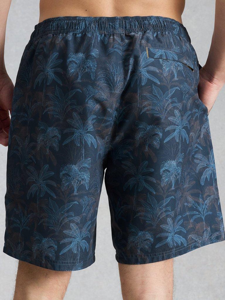 Ventnor Palm Swimshort in NAVY PR - MODEL BACK