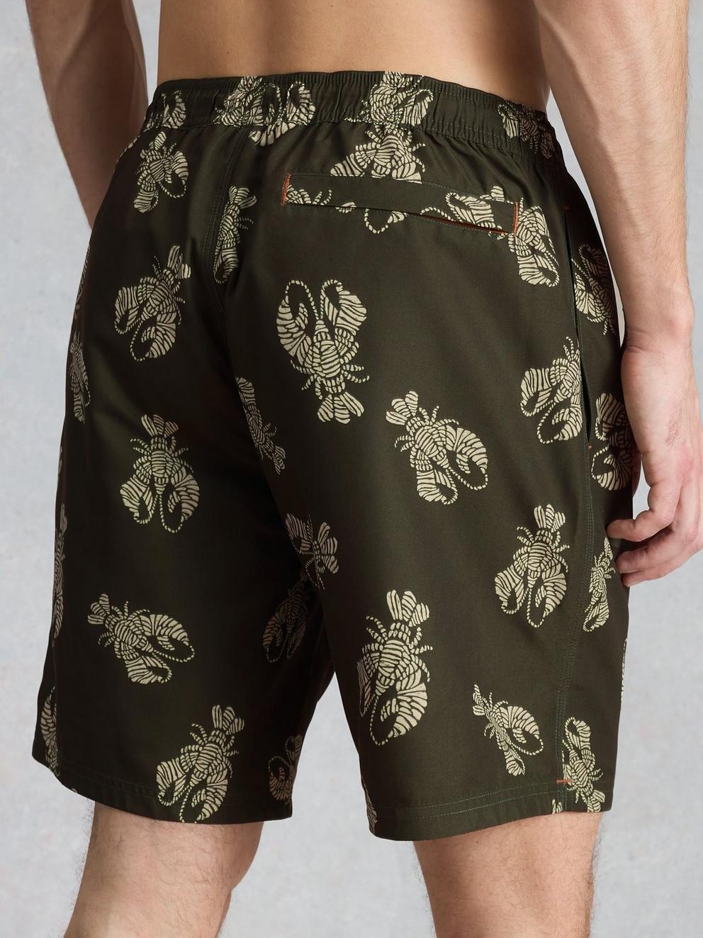 Ventnor Shrimp Swimshort in GREEN PR - MODEL BACK