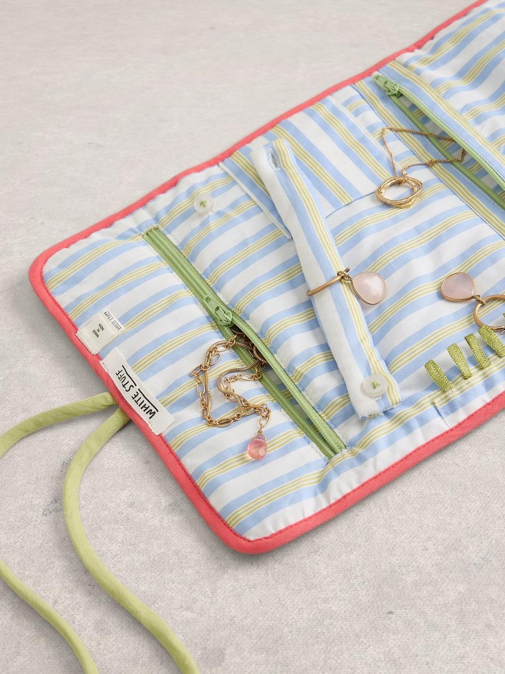 Print Jewellery Roll in IVORY PR - FLAT DETAIL