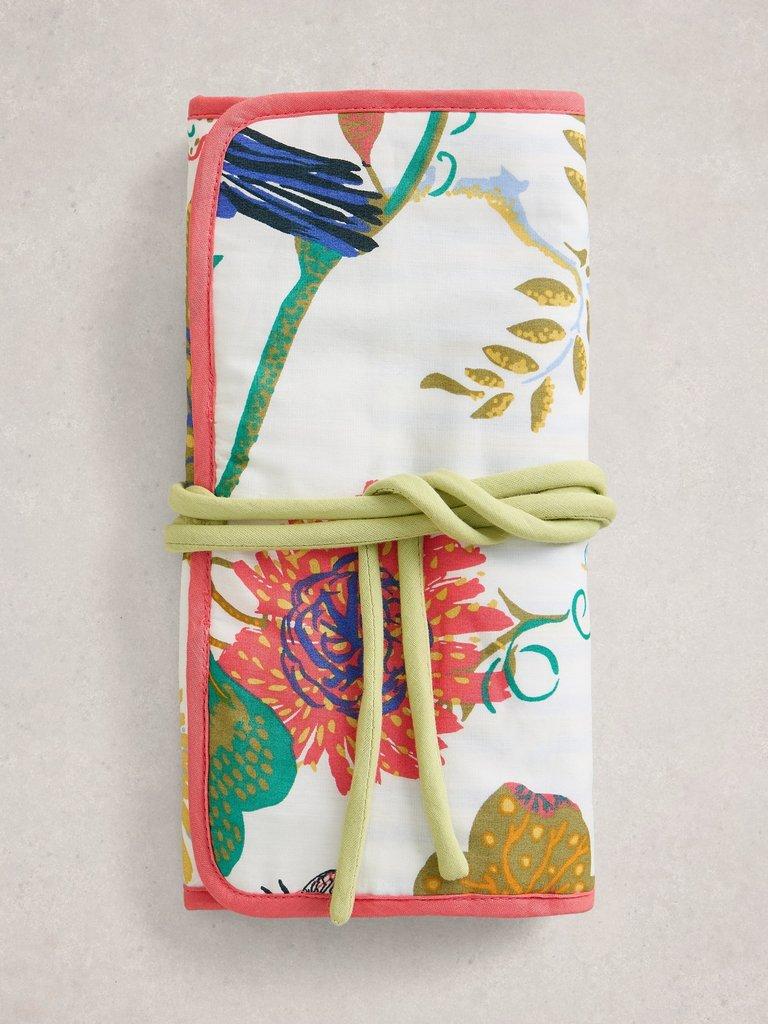 Print Jewellery Roll in IVORY PR - FLAT FRONT