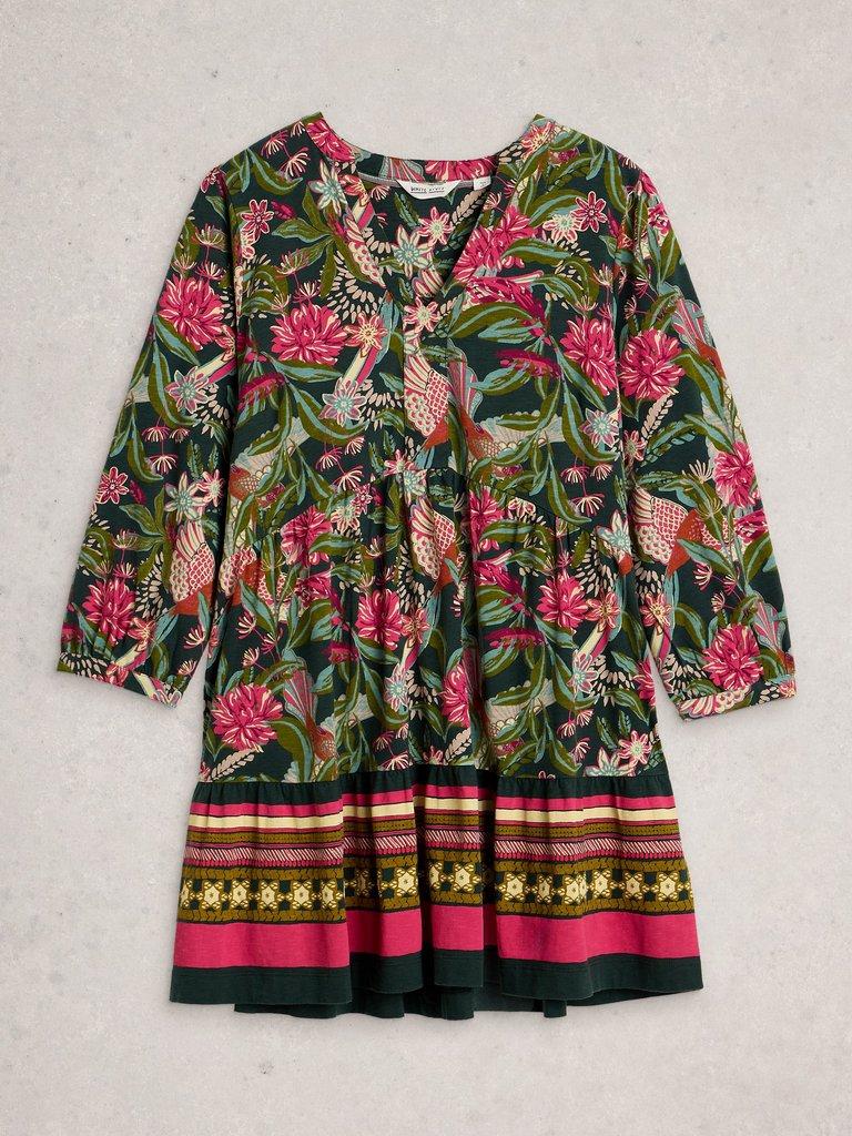 MARTA TUNIC in GREEN PR - FLAT FRONT