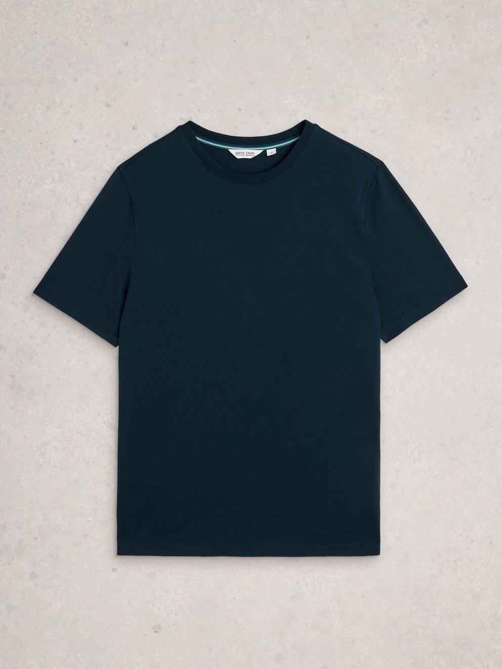 Skipton Smart Tee in DARK NAVY - FLAT FRONT
