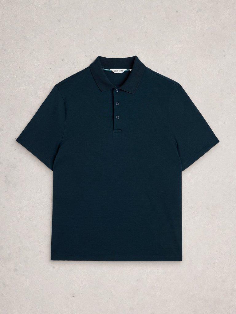 Skipton Smart Polo in DARK NAVY - FLAT FRONT