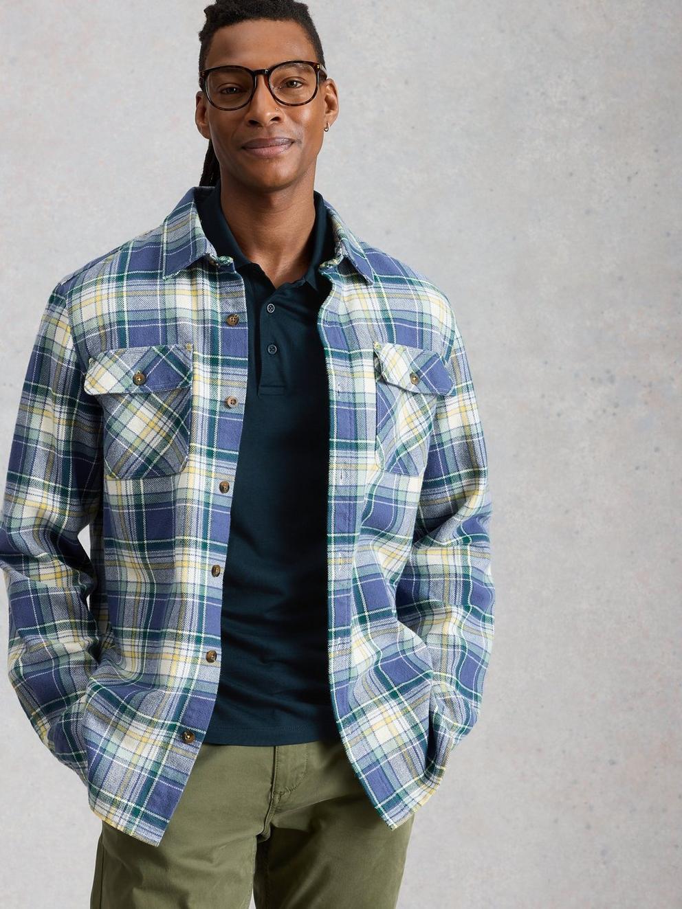 Skipton Smart Polo in DARK NAVY - LIFESTYLE