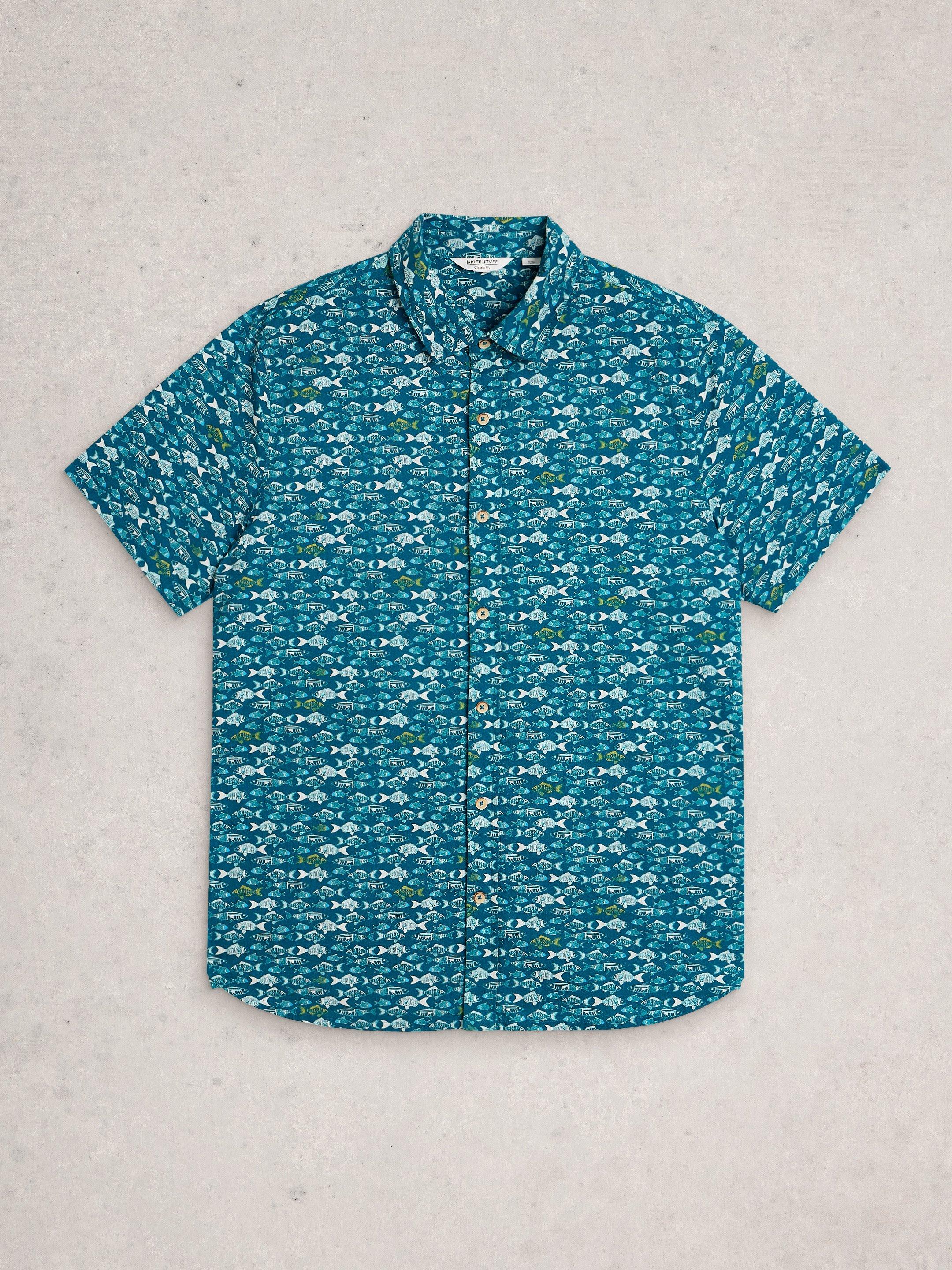SS Pop Fish Print Shirt