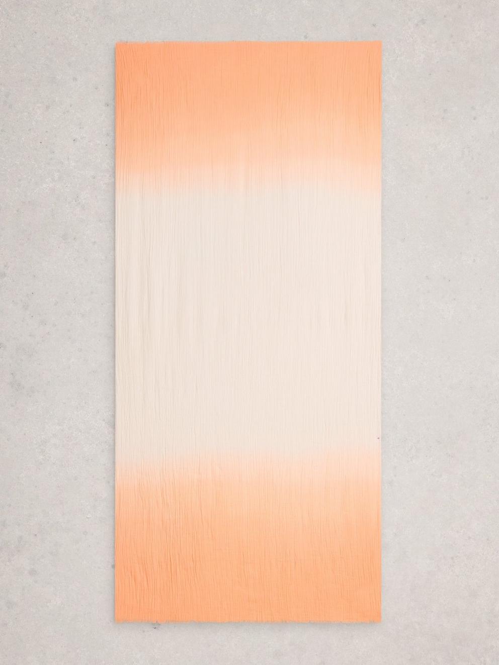 Jessie Plain Scarf in ORANGE MLT - FLAT BACK