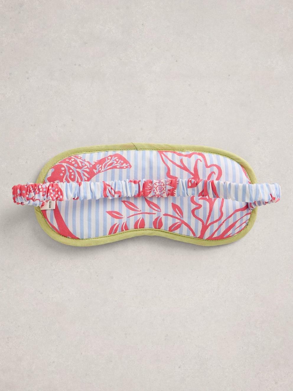 Printed Sleep Eye Mask in BLUE PR - FLAT DETAIL