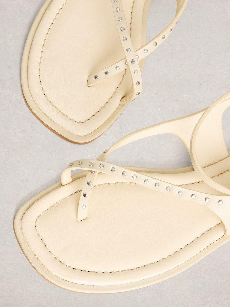 Barely There Sandal in PALE IVORY - FLAT DETAIL
