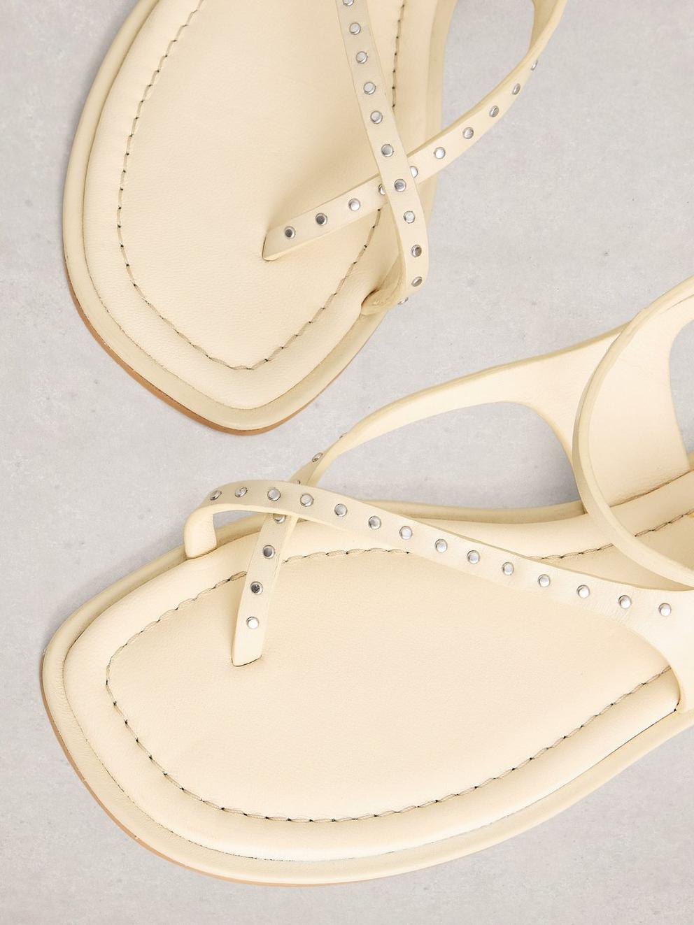 Barely There Sandal in PALE IVORY - FLAT DETAIL