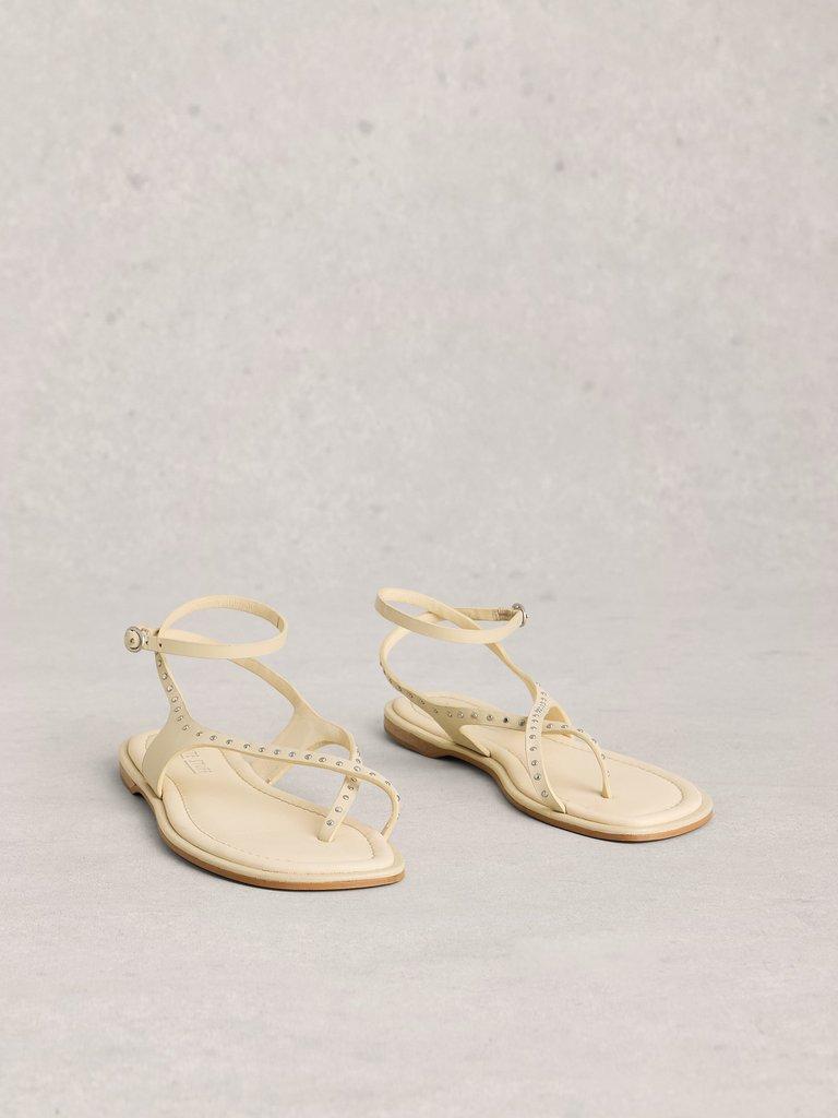 Barely There Sandal in PALE IVORY - FLAT FRONT