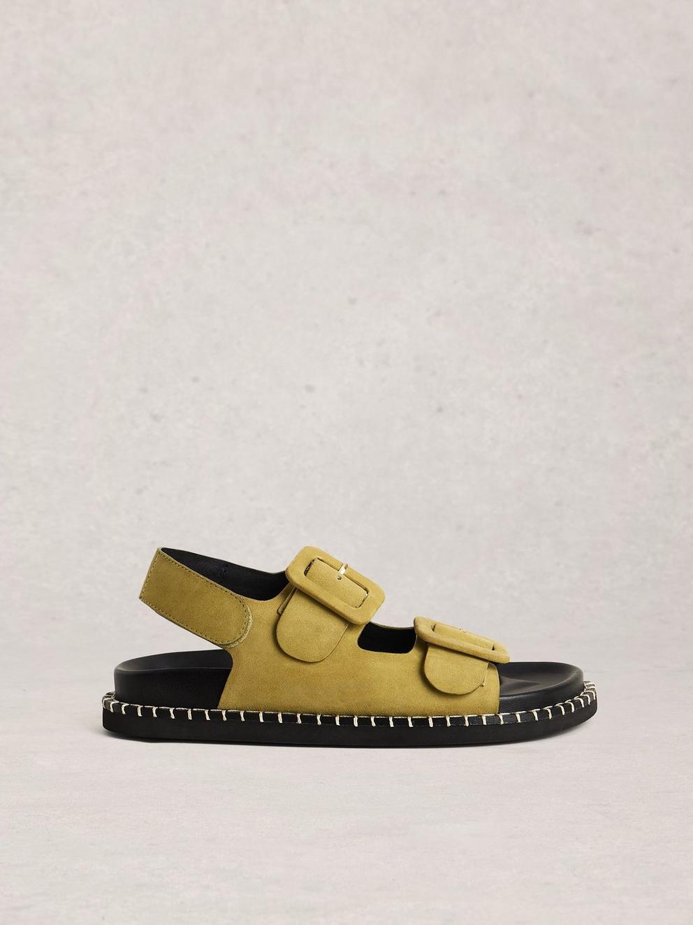 Bailey Buckle Sandal in KHAKI GRN - LIFESTYLE