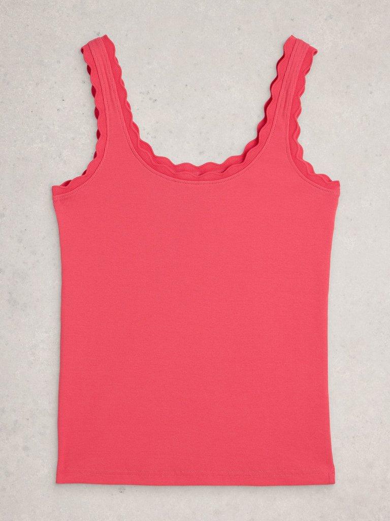 PIPER VEST in BRT PINK - FLAT FRONT