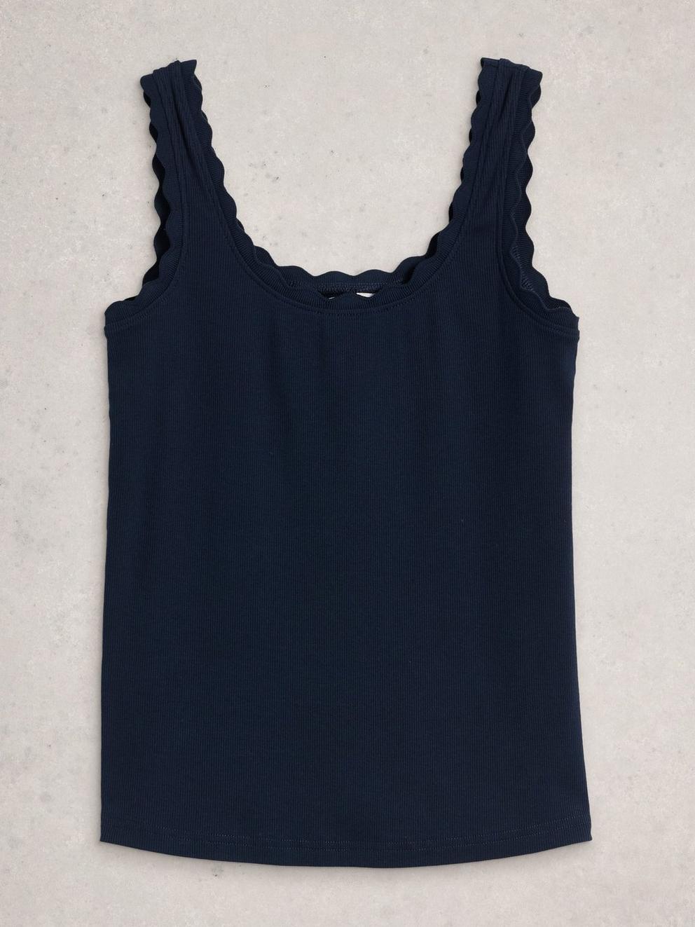 PIPER VEST in FR NAVY - FLAT FRONT