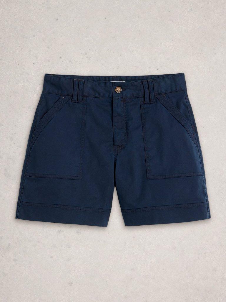 Gabby Combat Short in DARK NAVY - FLAT FRONT
