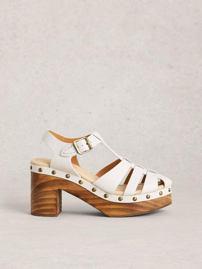 Phoebe Fisherman Clogs in PALE IVORY - LIFESTYLE