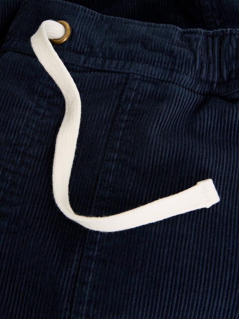 Lewes Cord Short in DARK NAVY - FLAT DETAIL
