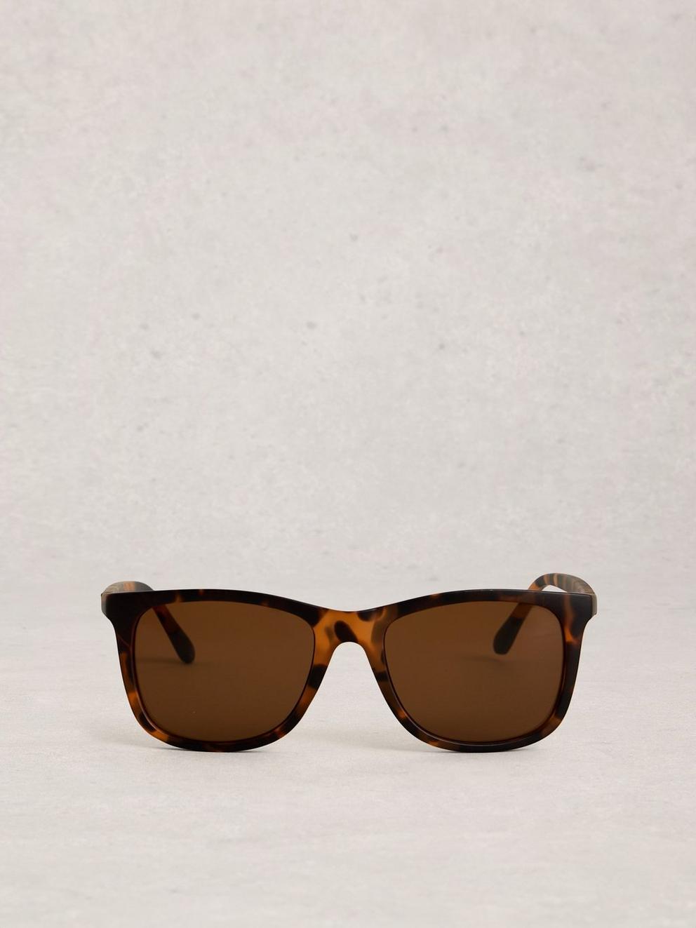 Wayfarer Sunglasses in BROWN MLT - FLAT BACK