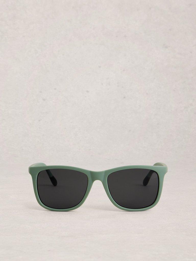 Wayfarer Sunglasses in LGT GREEN - FLAT BACK