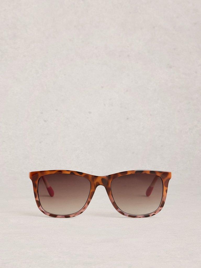 Wayfarer Sunglasses in LIGHT TAN - FLAT BACK