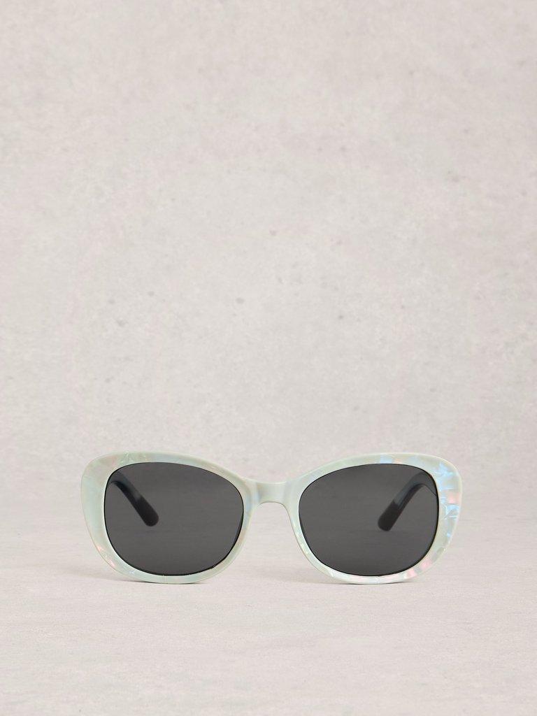 Slim Square Sunglasses in LGT BLUE - FLAT BACK
