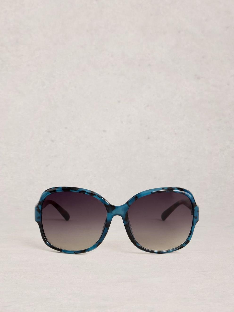 Curve Sunglasses in BLUE MLT - FLAT BACK