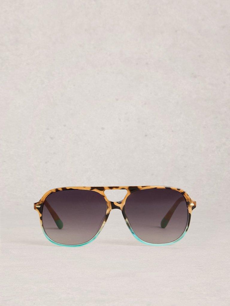 Aviator Print Sunglasses in BROWN MLT - FLAT BACK