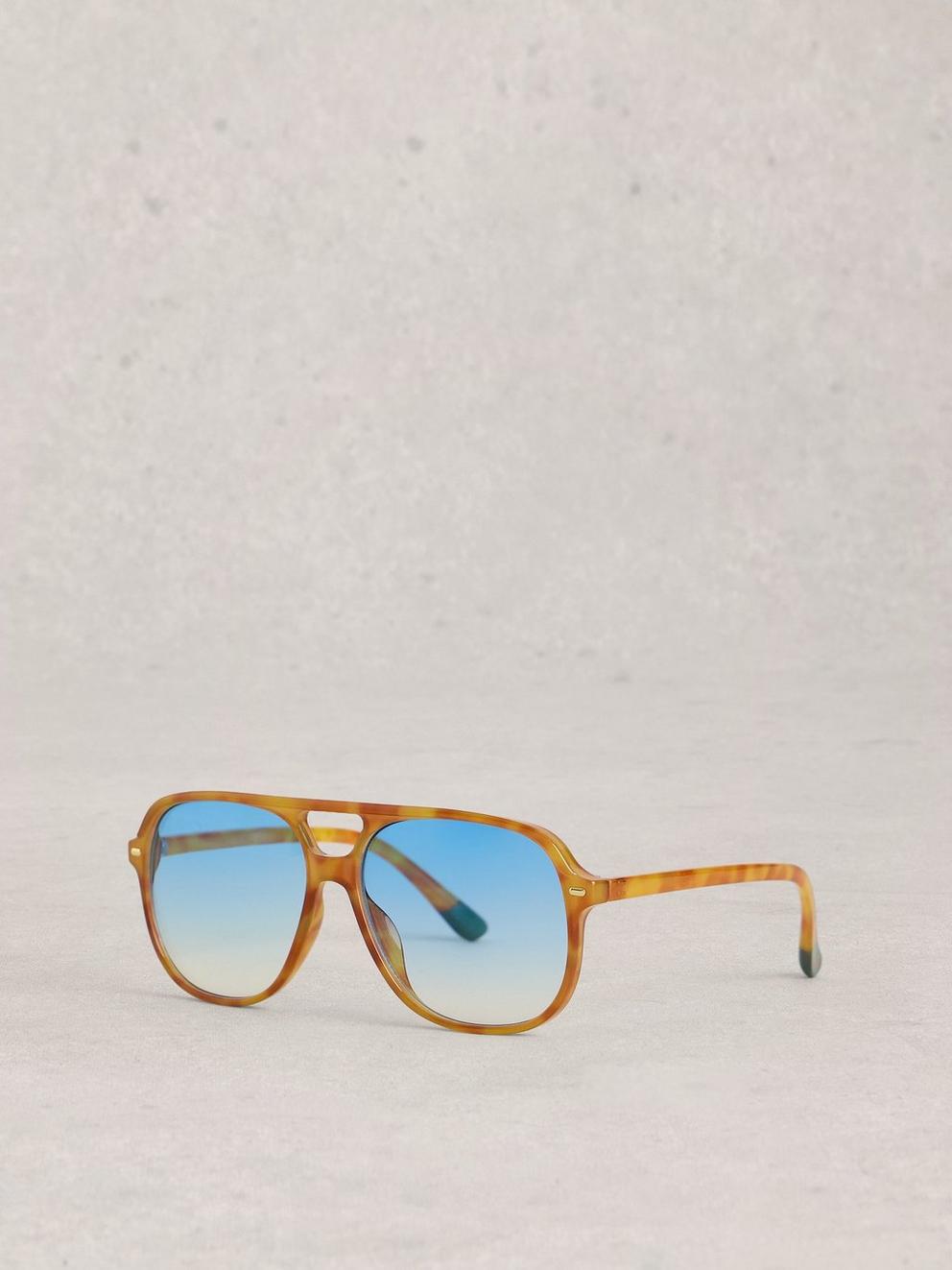 Aviator Print Sunglasses in LIGHT TAN - LIFESTYLE