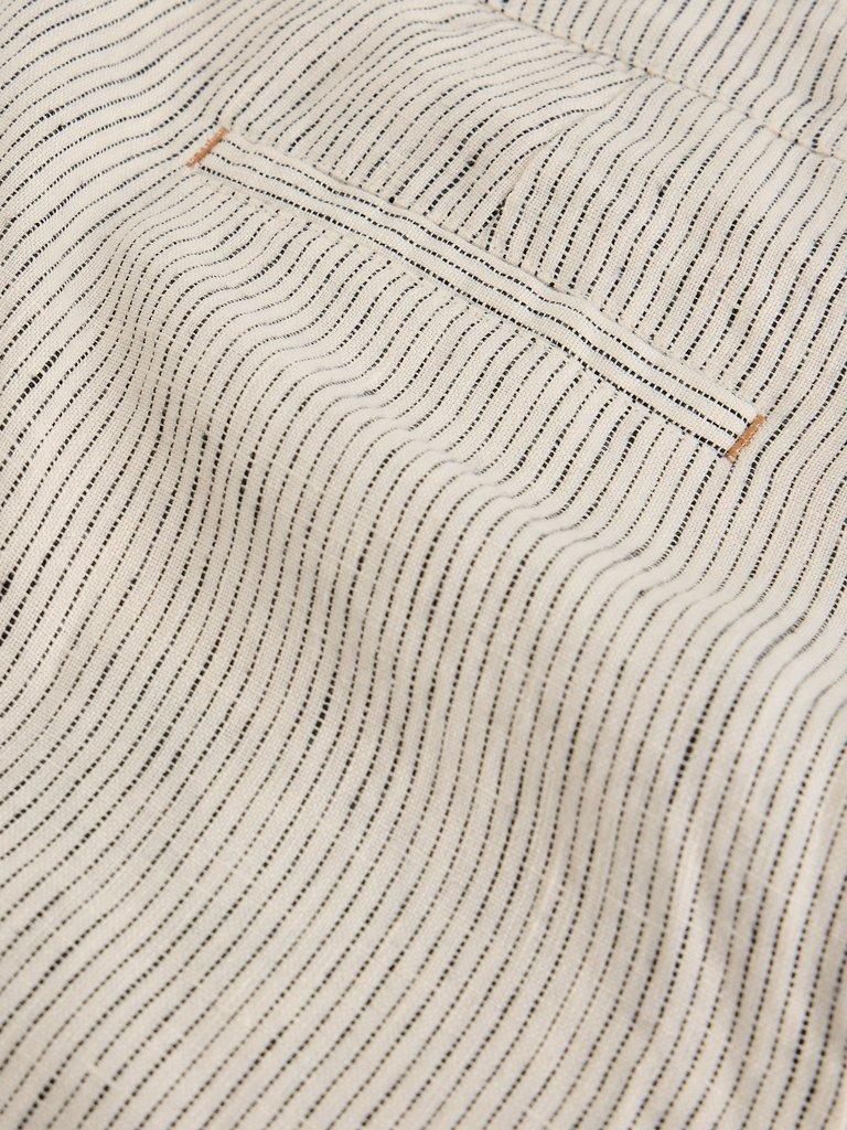 Sasha Linen Short in IVORY MLT - FLAT DETAIL