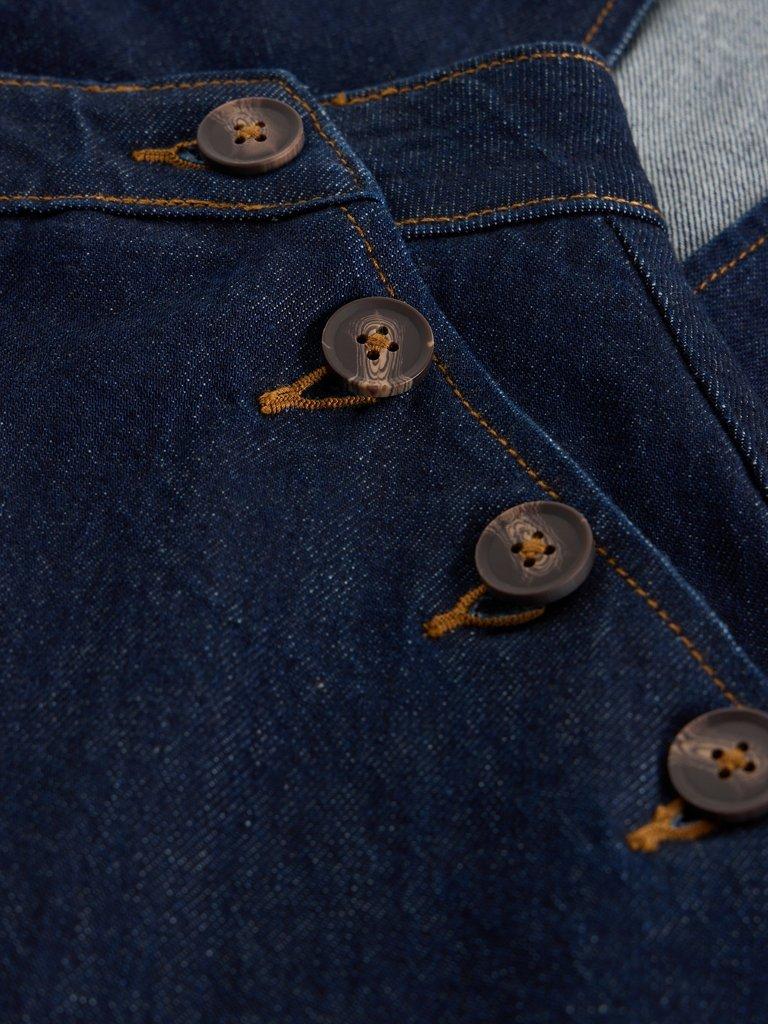 REESE DENIM MAXI SKIRT in DK DENIM - FLAT DETAIL
