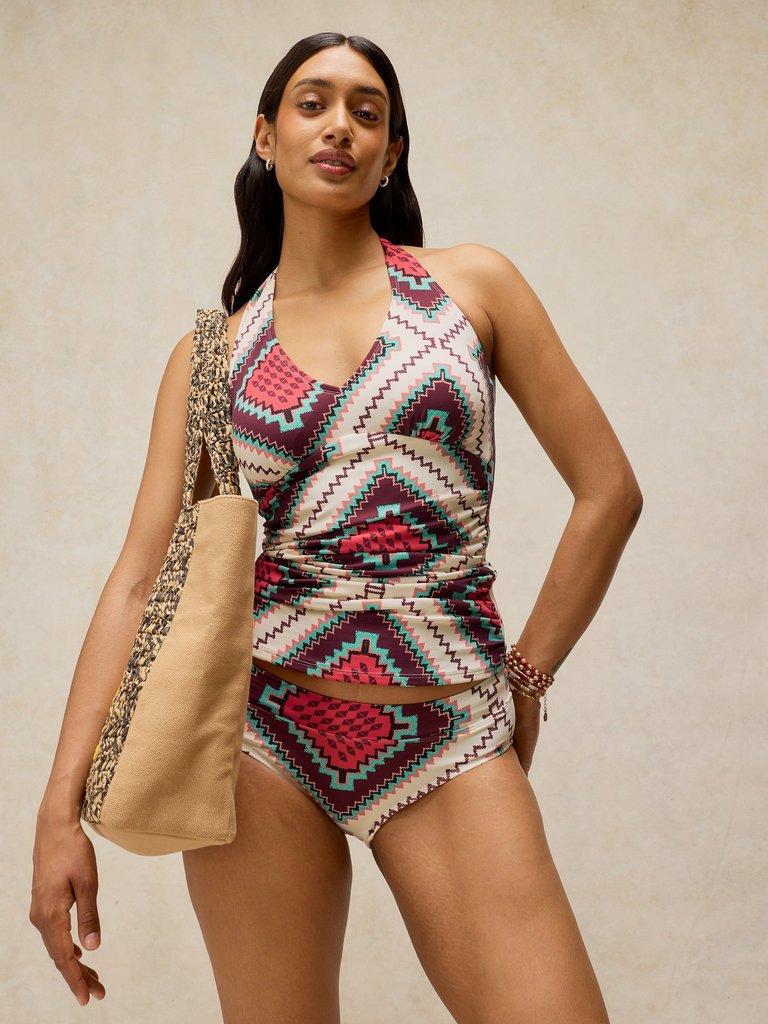 VALLEY BIKINI BOTTOM in IVORY MLT - MODEL DETAIL