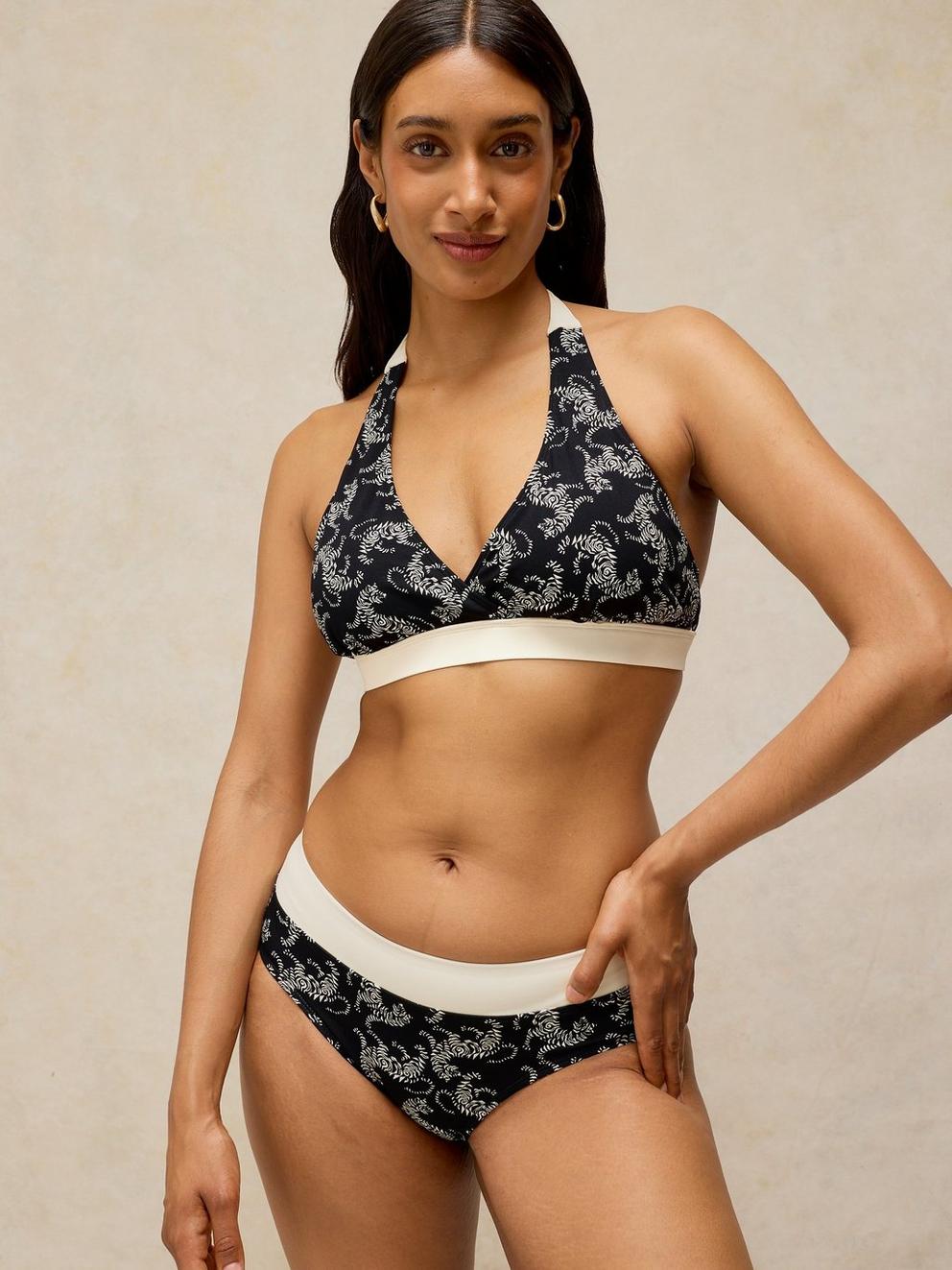 SUNSHINE BIKINI TOP in BLK PR - LIFESTYLE