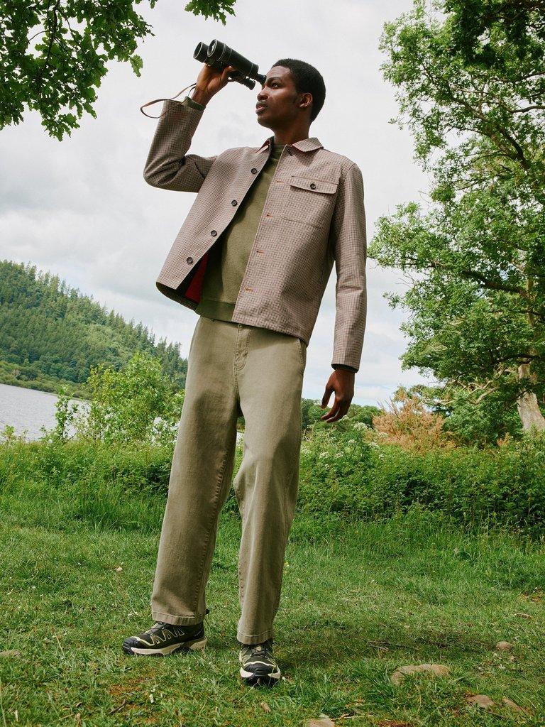 CROYDE GINGHAM COACH JACKET in NAT MLT - MIXED