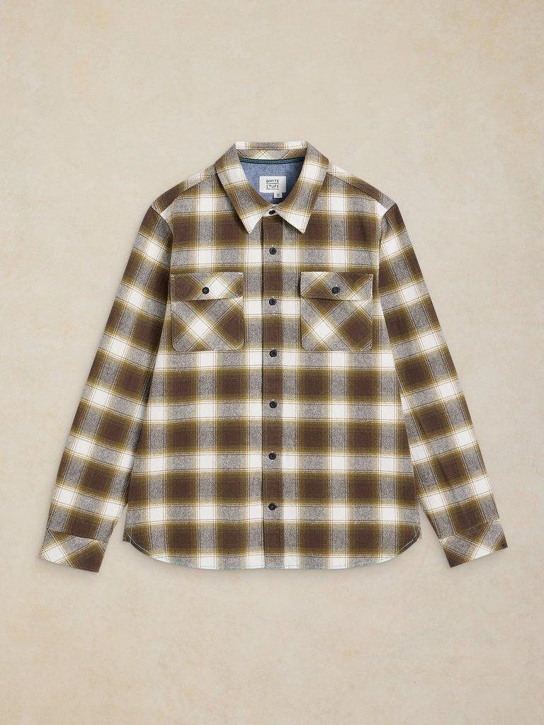 DARWEN CHECK SHIRT in CHART MLT - FLAT FRONT