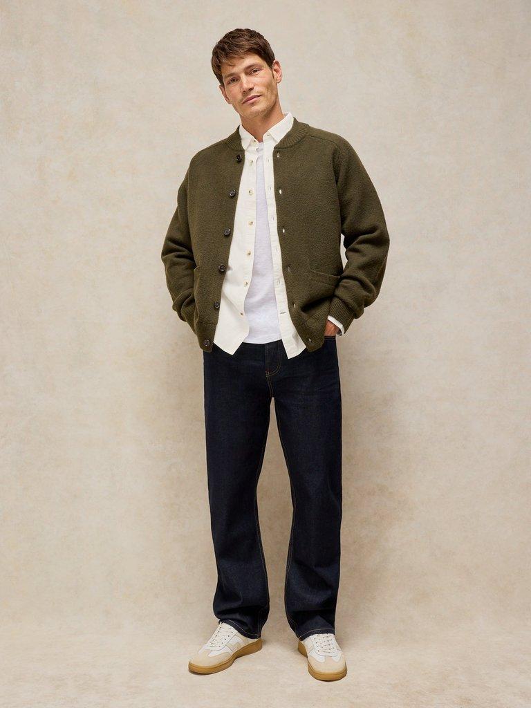 BRUTON OXFORD SHIRT in BRIL WHITE - LIFESTYLE