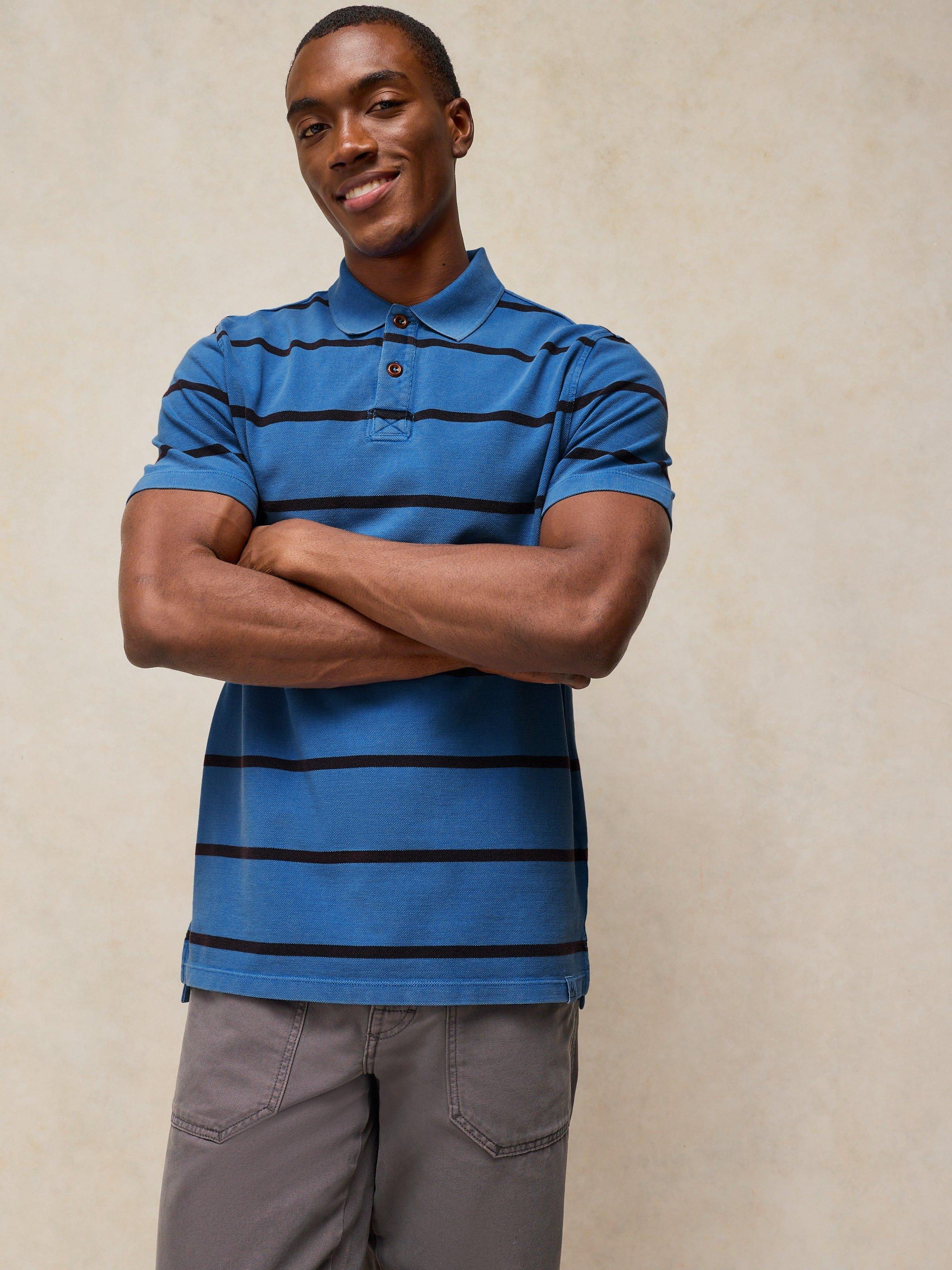 SS STRIPE UTILITY POLO