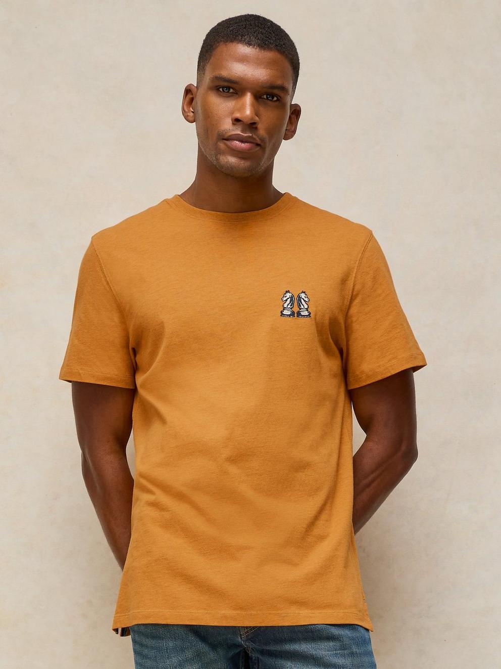 ABERSOCH EMBROIDERED TEE in YELLOW MLT - LIFESTYLE