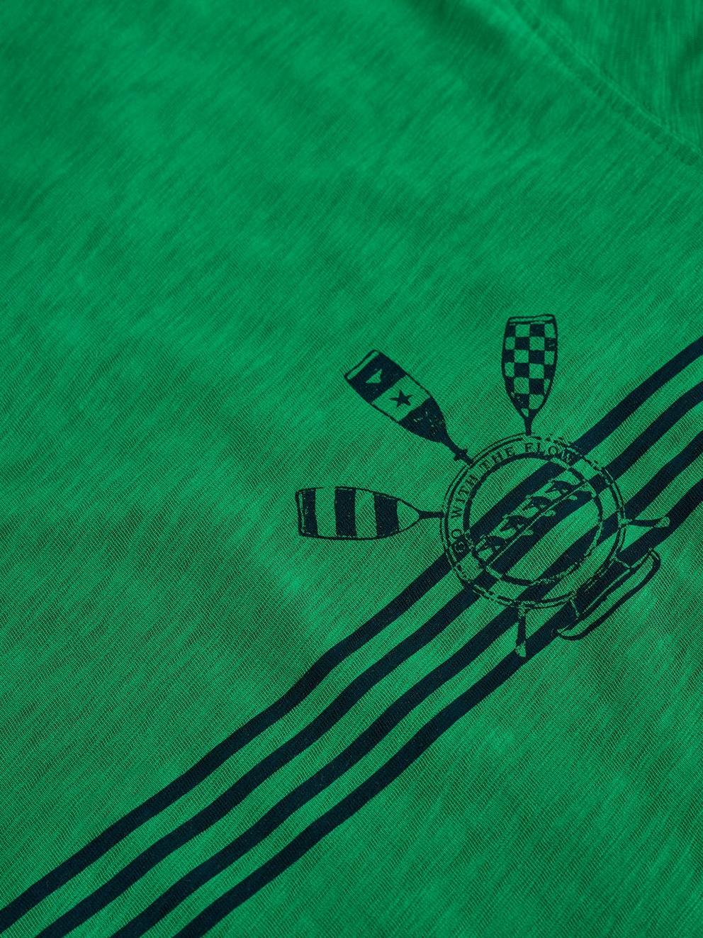 ABERSOCH GRAPHIC TEE in GREEN PR - undefined