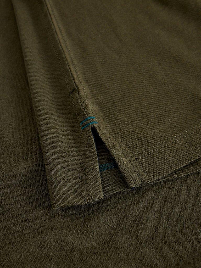 ABERSOCH GRAPHIC TEE in GREEN PR - FLAT DETAIL