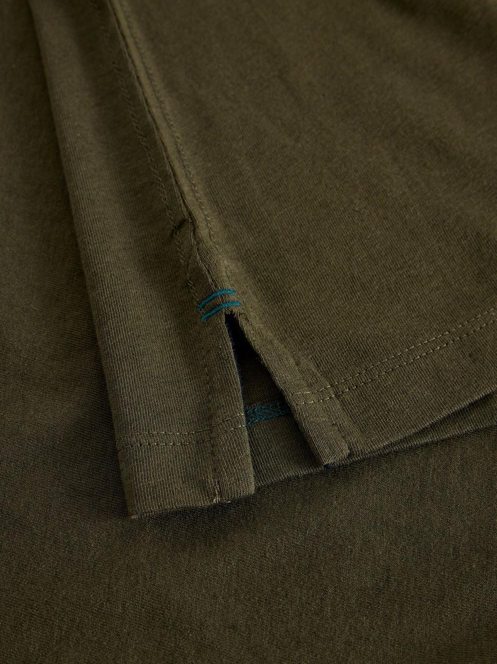 ABERSOCH GRAPHIC TEE in GREEN PR - FLAT DETAIL