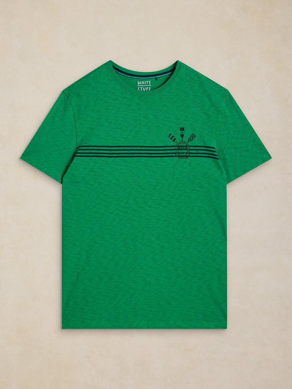 ABERSOCH GRAPHIC TEE in GREEN PR - undefined