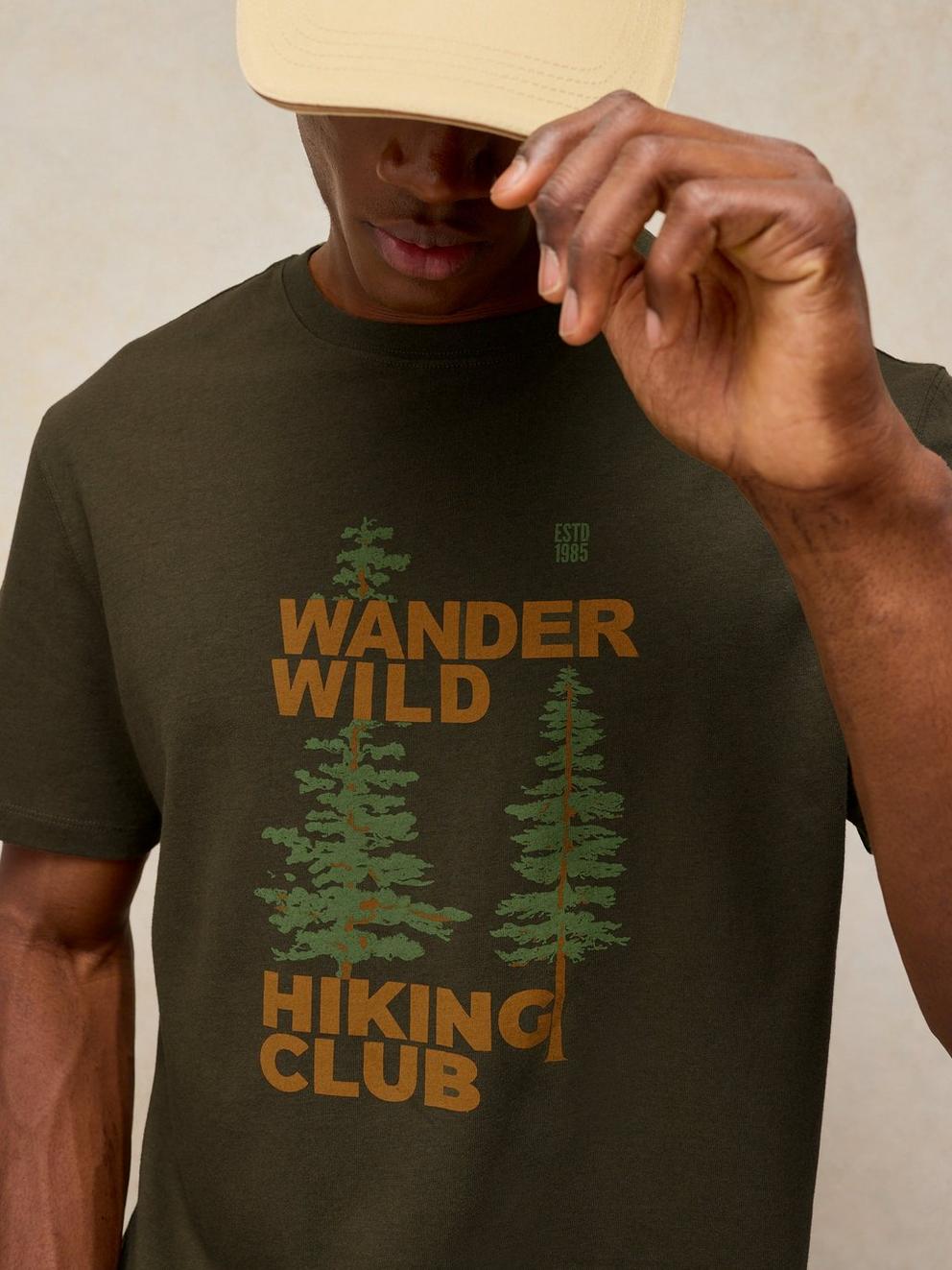 ABERSOCH GRAPHIC TEE in GREEN PR - LIFESTYLE