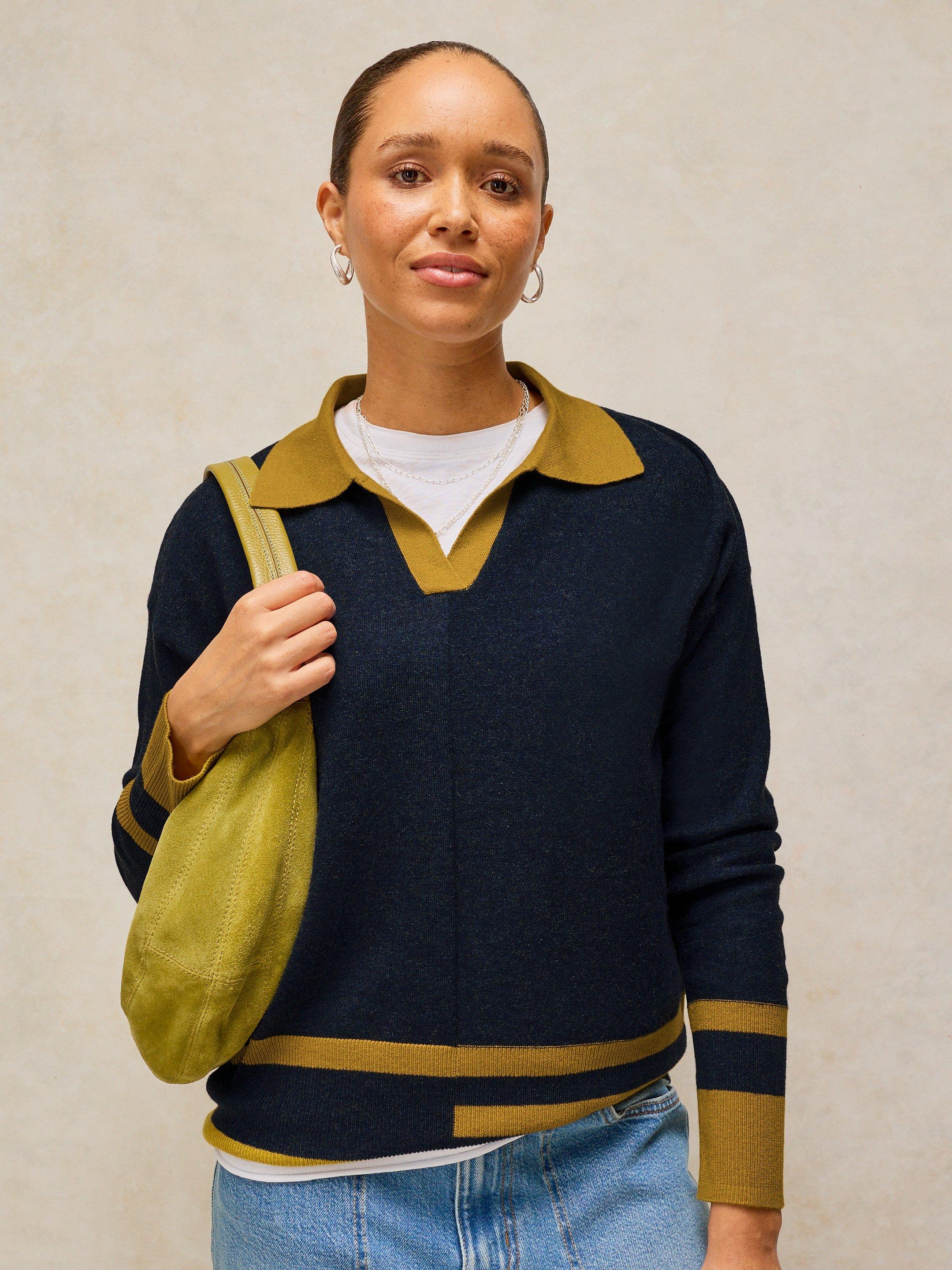 CARA COLLAR WOOL JUMPER