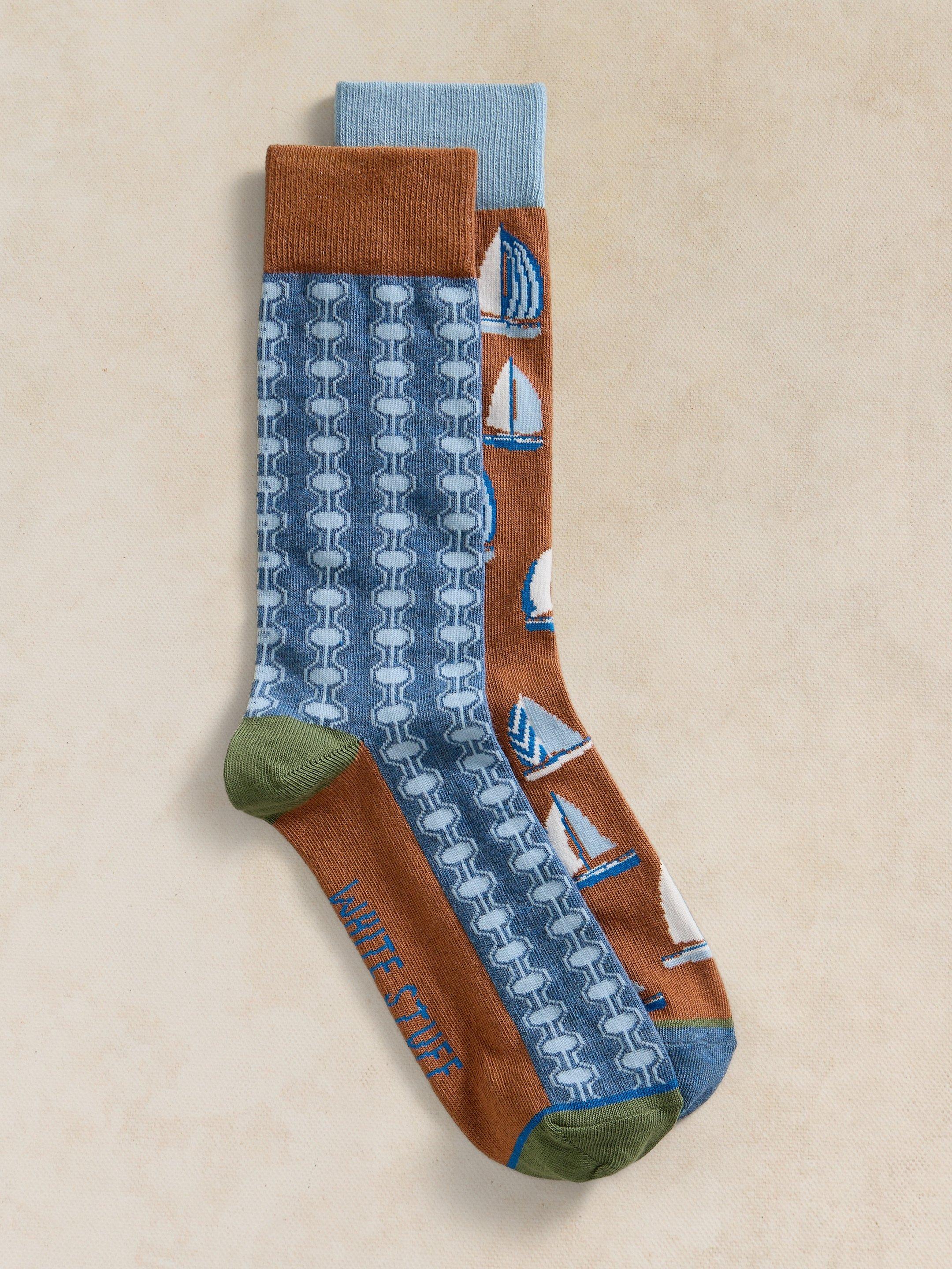 2PK SAILING ANKLE SOCK