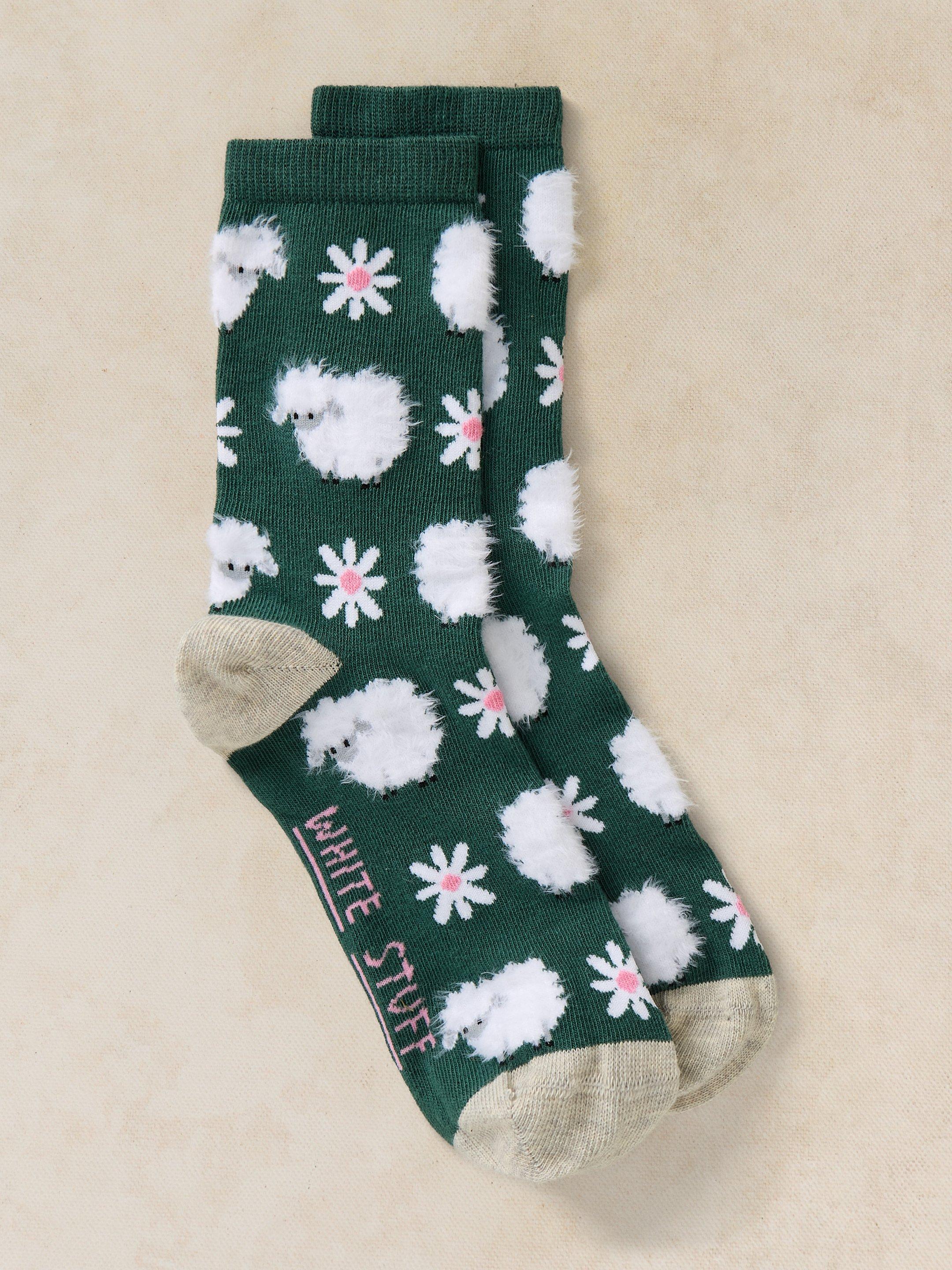 FLUFFY SHEEP ANKLE SOCK