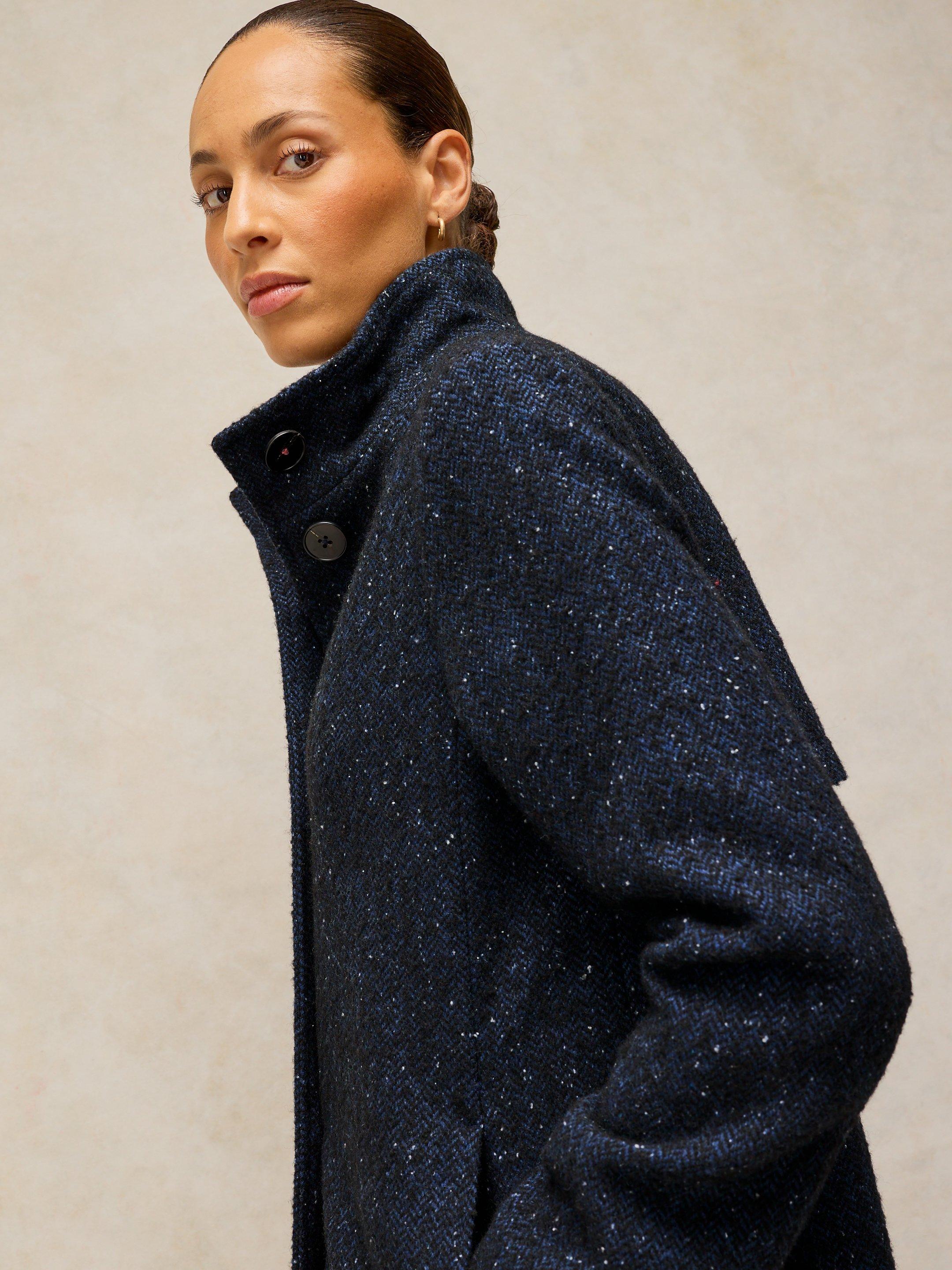 KAIA TWEEDY COAT
