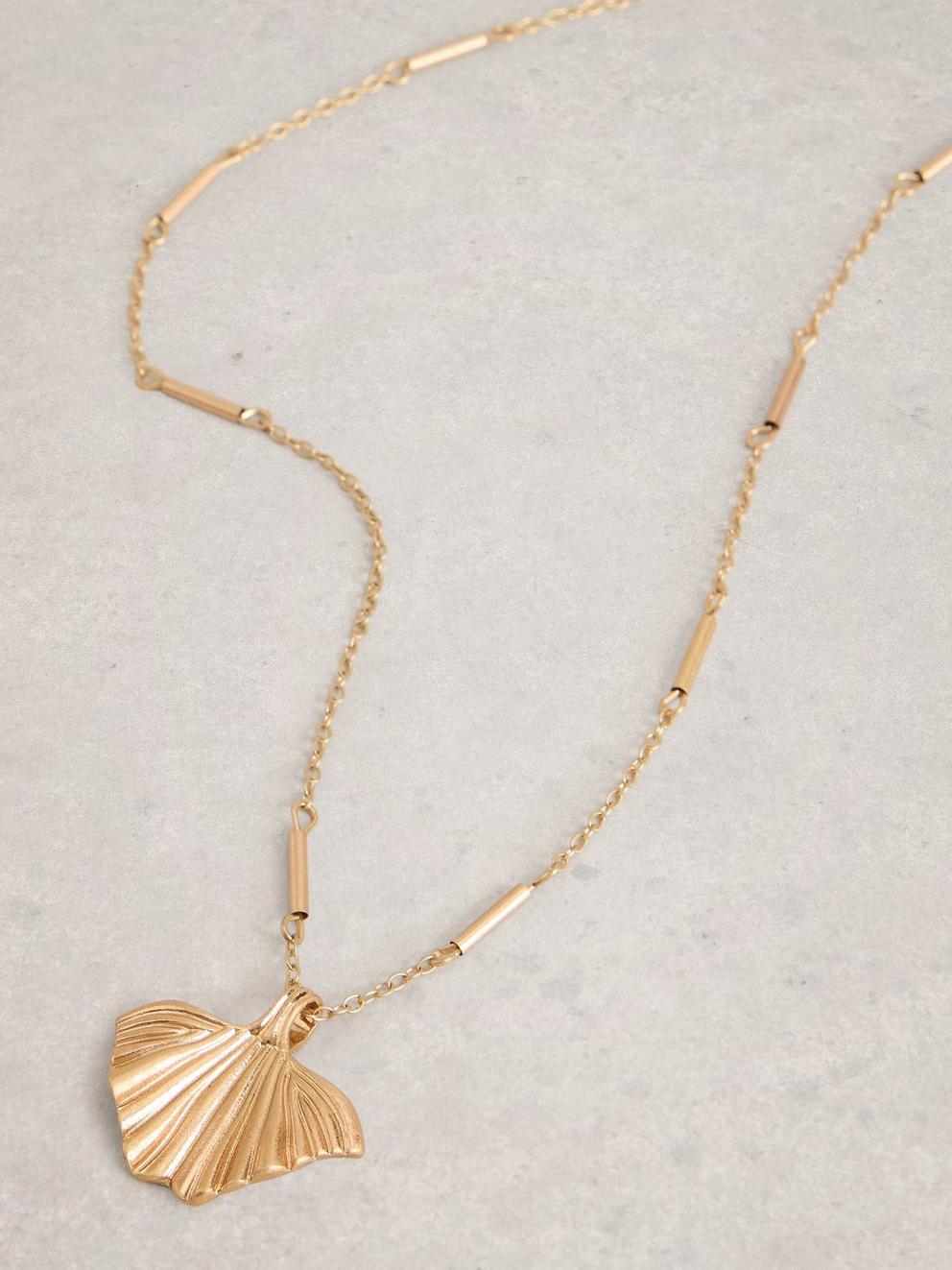 2PK Bella Necklace  Earring in GLD TN MET - FLAT BACK