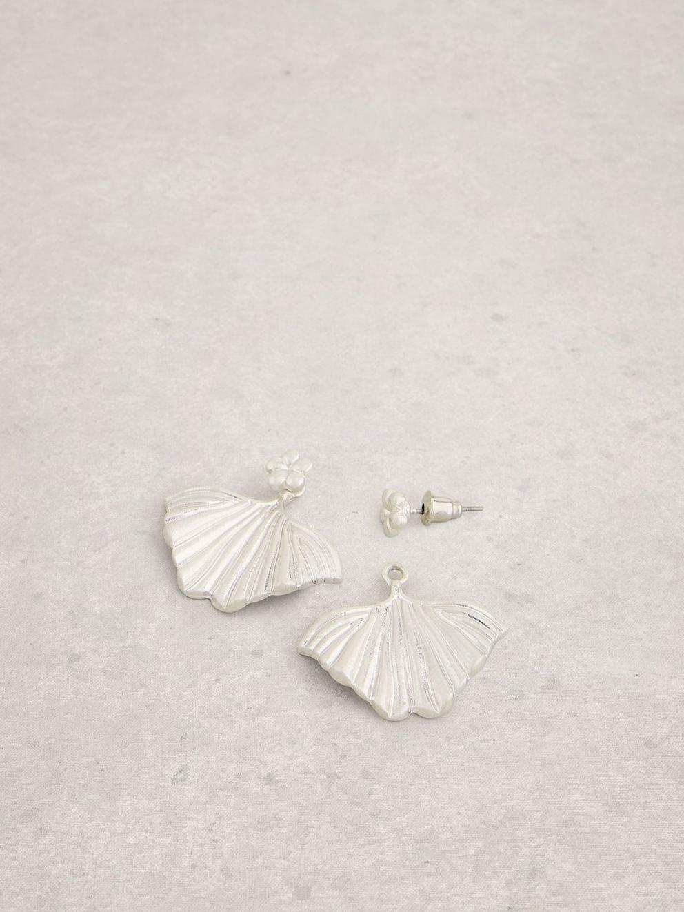 2PK Bella Necklace  Earring in SLV TN MET - FLAT BACK