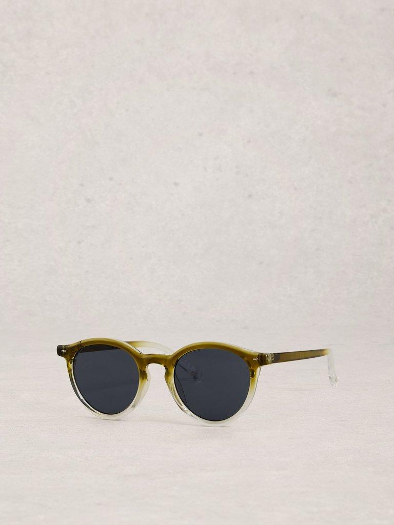 Preppy Light Round Sunglasses in GREEN MLT - LIFESTYLE
