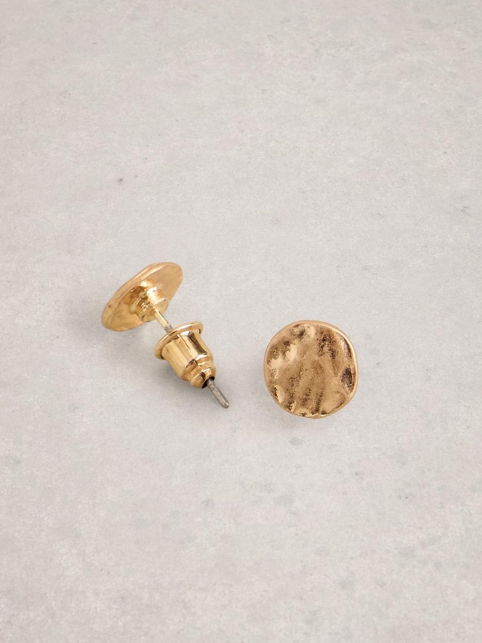 2PK Katie Disc Set in GLD TN MET - FLAT DETAIL